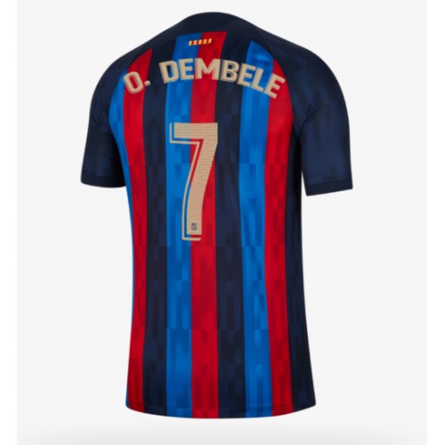 Barcelona Ousmane Dembele #7 Hjemmedrakt 2022-23 Kortermet Barcelona Ousmane Dembele #7 Hjemmedrakt 2022-23 Kortermet